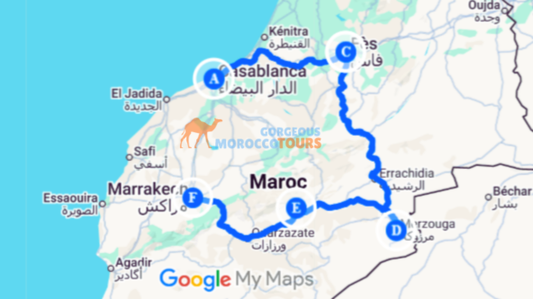 6 days tour from Casablanca to Marrakech