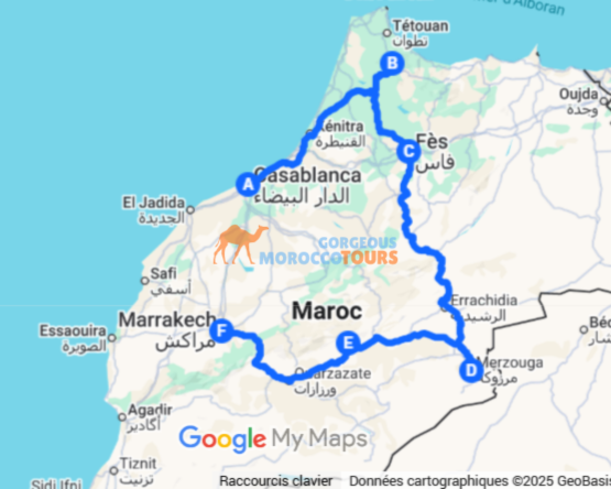7 days tour from Casablanca to Marrakech