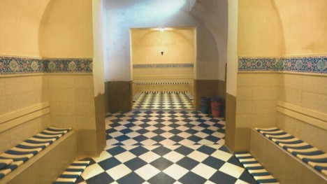 the public Hammam in Marrakech